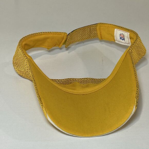 Minnesota Vikings NFL Yellow Visor Ted Brown #23 Autographed Strapback - Picture 3 of 6